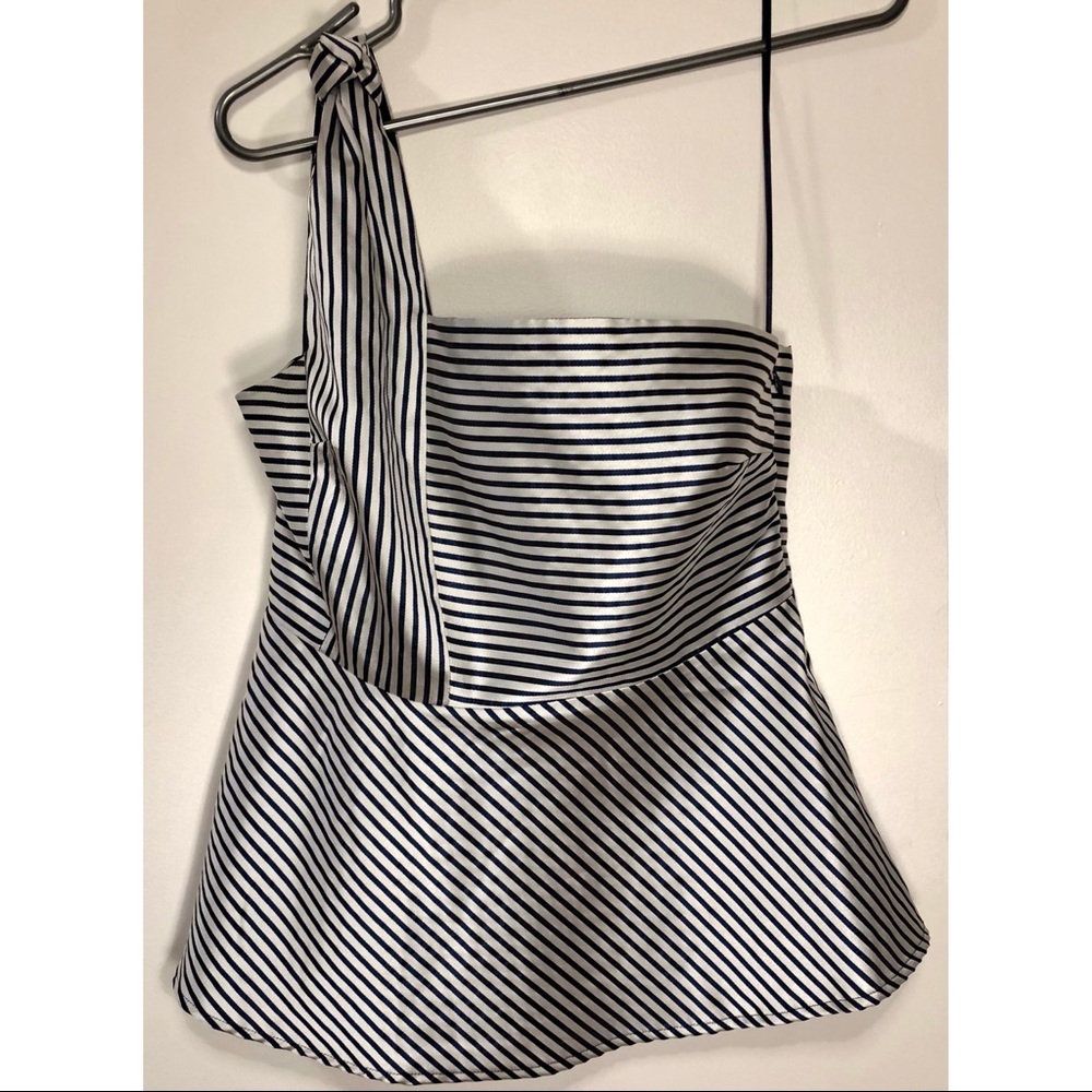 Banana Republic Asymmetrical Peplum Blouse